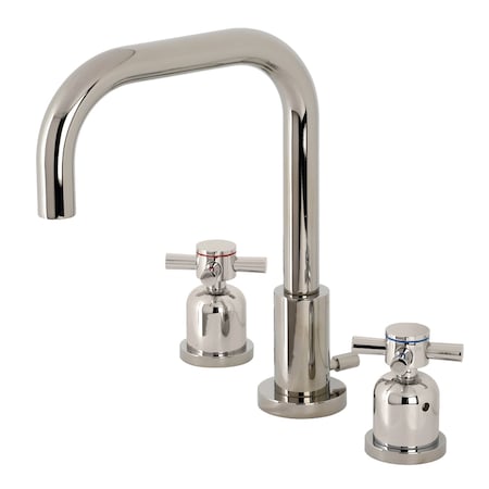 FSC8939DX Concord Widespread Bathroom Faucet W/ Brass Pop-Up, Nickel